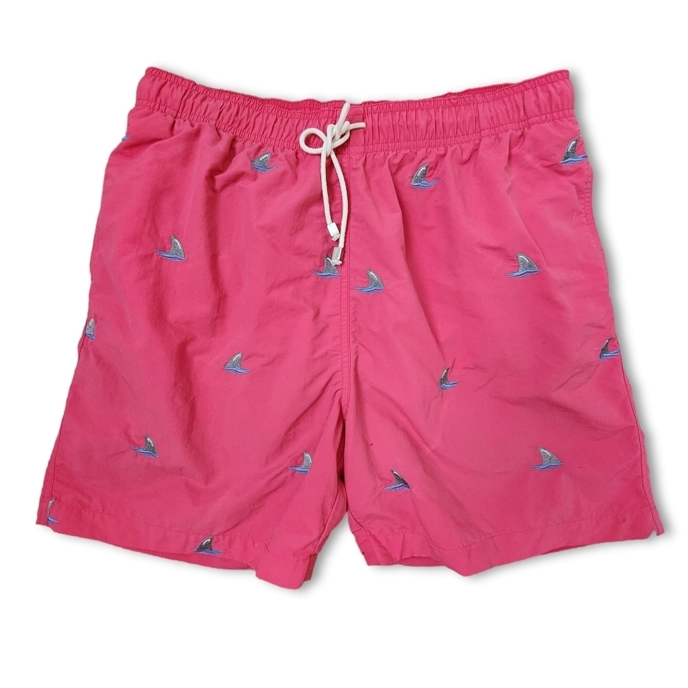 J. MCLAUGHLIN pink boardshorts nautical preppy size M - Picture 9 of 9